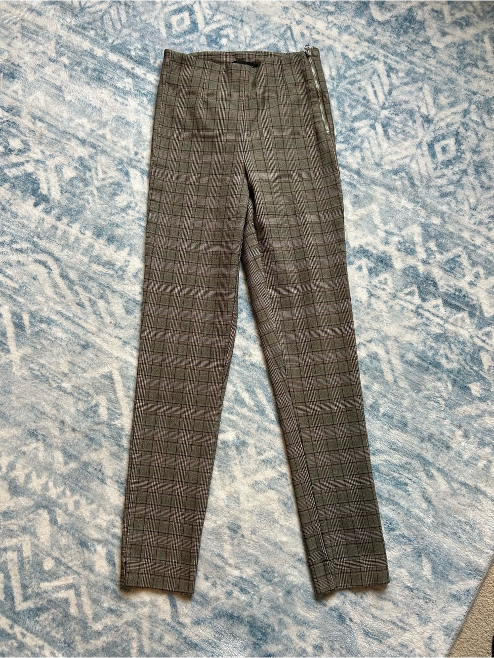 Dynamite Gray Plaid Dress Pants